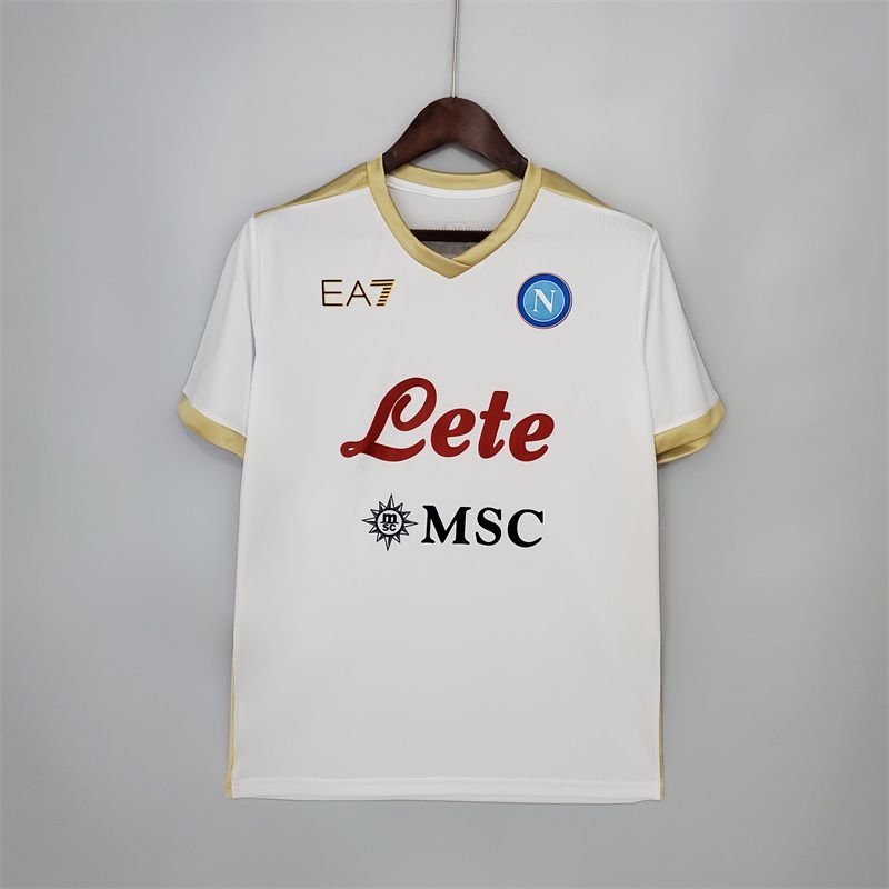 Tercera Camiseta Blanca de SSC Napoli 2021 22 AREA10