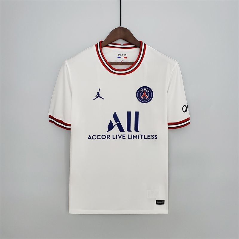 PSG White Third Shirt 2021 22 AREA10