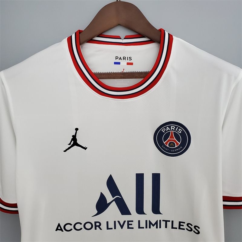 PSG White Third Shirt 2021 22 AREA10