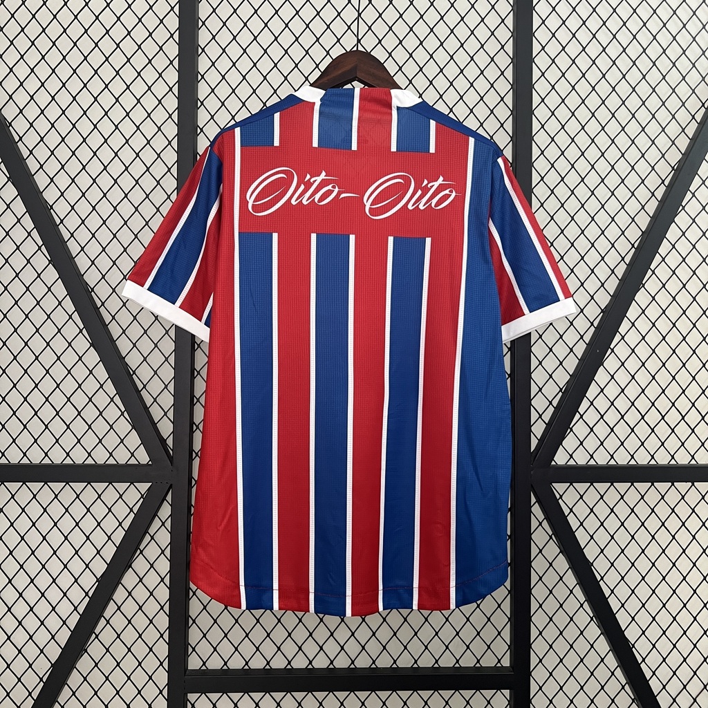 Camiseta Especial Azul y Roja de Bahia 2024 AREA10