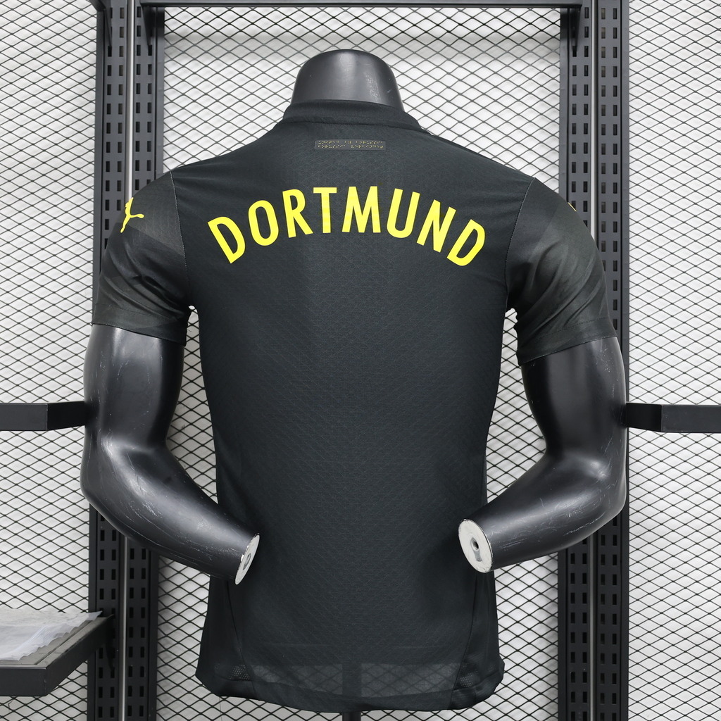 Borussia Dortmund Black Player Shirt 2024 25 AREA10