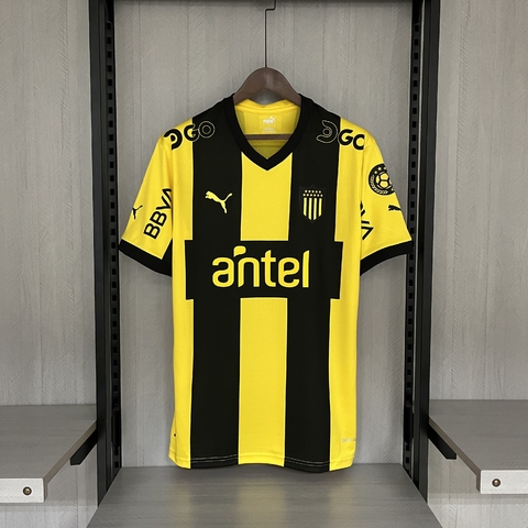 Penarol Black and Yellow Home Shirt 2023 AREA10