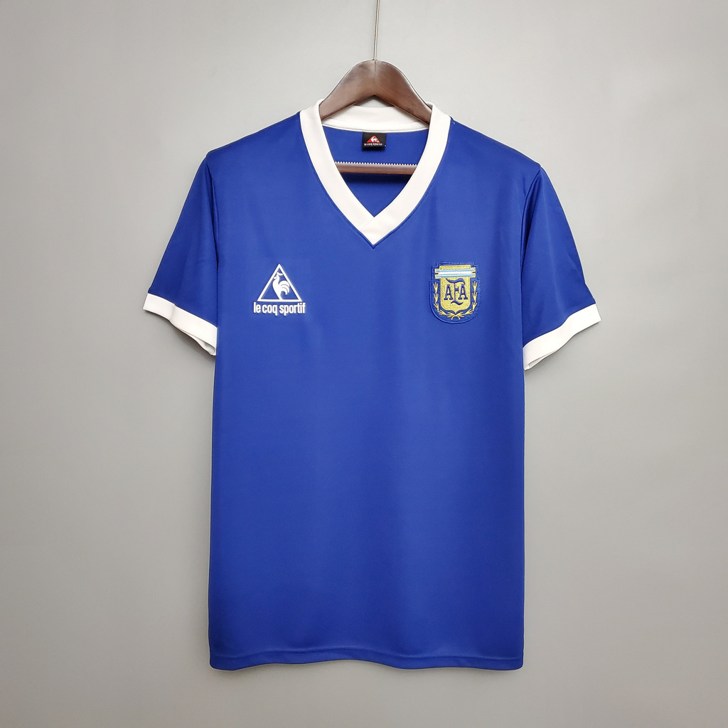 Argentina Blue Retro Away Shirt 1986 AREA10