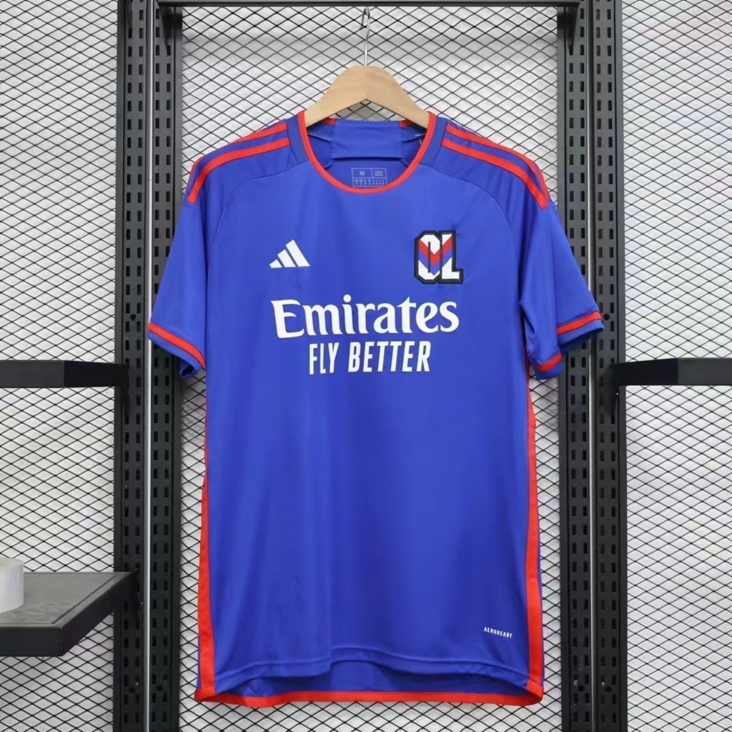 Camiseta Visitante Azul de Lyon 2023 24 AREA10