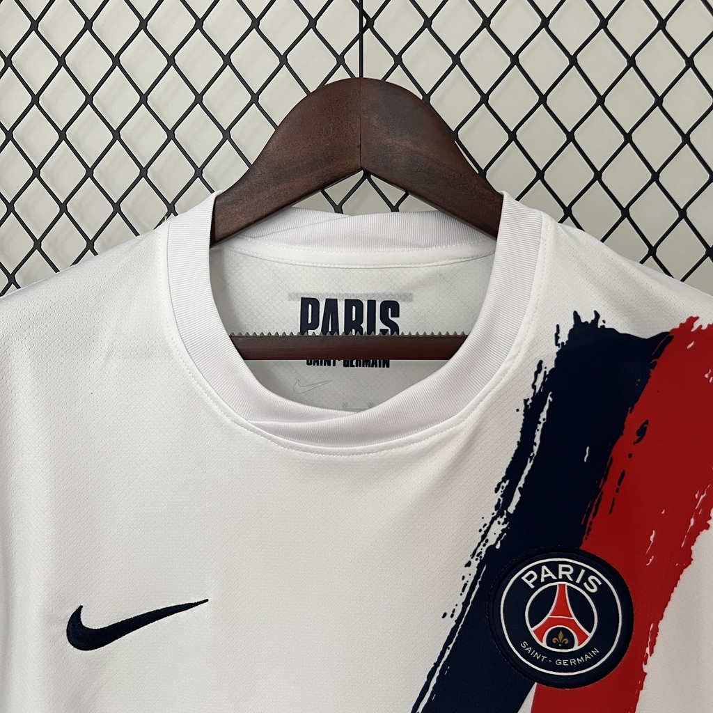 Camiseta Visitante Blanca de PSG 2024 25 AREA10