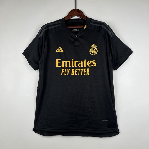 Tercera Camiseta Negra de Real Madrid 2023 24 AREA10