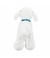 Cachorro Branco Poodle Bandana 23cm - Pelúcia na internet