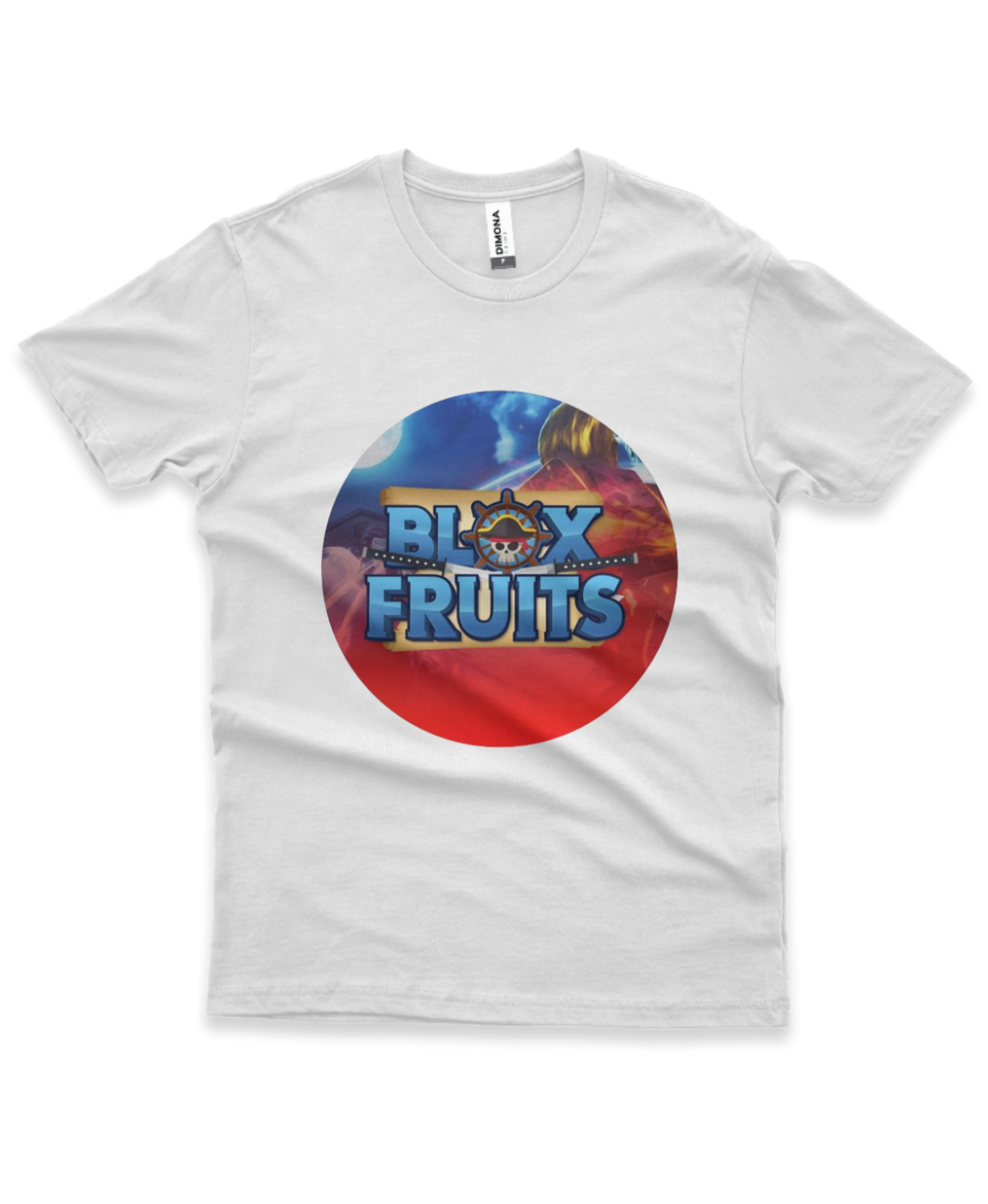 Camiseta Blox Fruits Roblox Preta