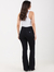 Calça Flare Preta Alepo Black Peletizado-Jeans 1762809 - comprar online