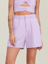 Short Alfaiataria Lilas Authoria