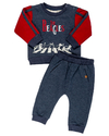 CONJUNTO BLUSA COM CALCA MOLETON MASCULINO ANJOS BABY