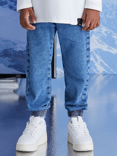 Calça Jeans Cós e Punho de Elástico Youccie