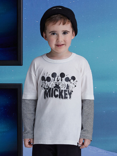Conjunto Mickey Calça Com Camiseta Youccie - Bolhinhas de Sabão