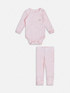 CONJUNTO BODY COM LEGGING ROSA BEBE MOMI