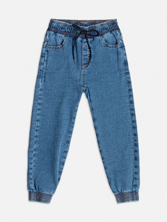 Calça Jeans Cós e Punho de Elástico Youccie - comprar online