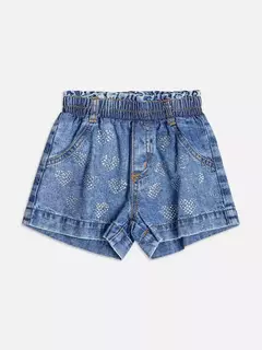 Short Jeans Com Strass Momi - comprar online