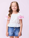 Blusa Estampa Flores Momi