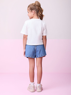 Shorts Jeans Detalhe Lateral Momi - comprar online