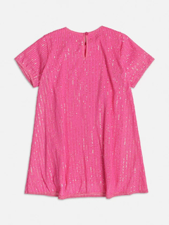 Vestido Paetê Pink Momi - Bolhinhas de Sabão