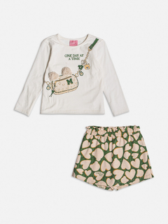 Conjunto Blusa e Shorts Com Estampa Momi - comprar online