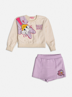 Conjunto Casaco e Shorts Bege Momi - comprar online