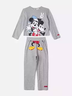 Conjunto Pijama Cinza da Disney Animê