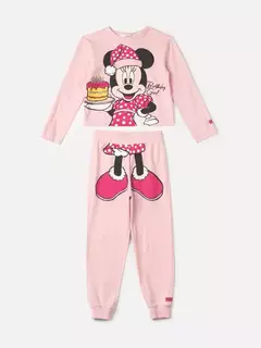 Conjunto Pijama Rosa da Minnie Animê