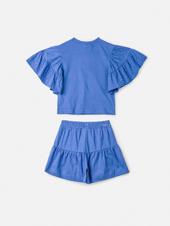 CONJUNTO BLUSA E SHORTS ANIMÊ - Bolhinhas de Sabão