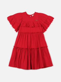 Vestido Renda Vermelho Animê - comprar online