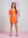 VESTIDO LARANJA DOUBLE I AM AUTHORIA