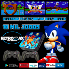 VIDEO GAME RETRO 11 MIL JOGOS + 2 CONTROLES PSX