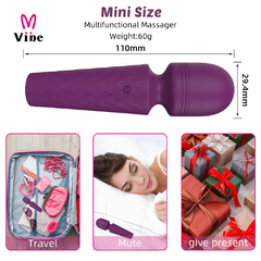 00127 | Mini vibrador potente com 10 níveis intensos de vibração para clitoris ou estimulos internos - VIBE - comprar online