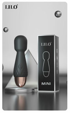 00131 | Mini Massageador corporal recarregável, em silicone ABS super macio, possui 10 modos de vibração - LILO - comprar online