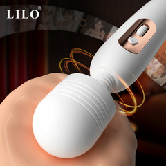 00147 | Vibrador Varinha Mágica recarregável com 10 modos de vibração e mutivelocidade - LILO - comprar online