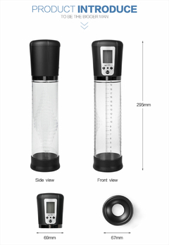 Imagem do 00178 | Bomba Peniana Elétrica Recarregável com Painel em LCD - VIPMIX