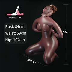 00200 | Boneca do amor inflável realista com posição de vaqueira suporta até 113 kgs -Cowgirl Style Love Doll - LOVETOY - E-VARIEDADES