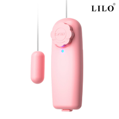 00360 | Lindo vibrador em cápsula tipo bullet, possui vibração de multivelocidades controlada por controle remoto com fio - LILO