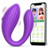 00403 | Vibrador para Casal com 10 Modos de Vibração,com Controle via Aplicativo - MANNUO