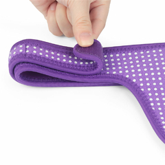 Imagem do 00410 | Cinta peniana para prótese - Easy Strap on Harness (Polka dots) Purple - LOVETOY