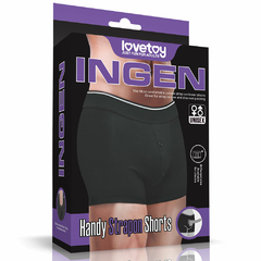 00461 | Cueca Boxer Para Fixação de Packer Strapon Shorts for Sex for Packing Tamanho G - LOVETOY