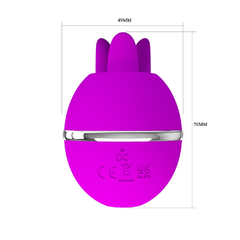 00581 | Estimulador de Clitóris com Pulsação.Possui 7 modos de estimulação e 7 modos de pulsação - PRETTY LOVE