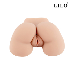 00737 | Masturbador masculino. Feito em formato de bunda, possui vagina e ânus - LILO - E-VARIEDADES