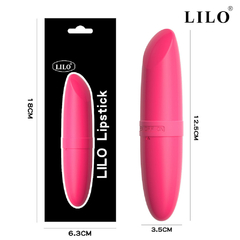 00808 | Mini vibrador em formato de batom com uma única vibração - LILO