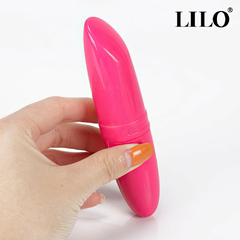 00808 | Mini vibrador em formato de batom com uma única vibração - LILO na internet