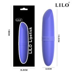 00808 | Mini vibrador em formato de batom com uma única vibração - LILO na internet