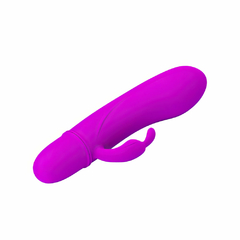 00867 | Vibrador em silicone com 10 modos de vibração - PRETTY LOVE