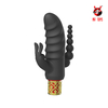 00890 | Vibrador escalonado, com dois plugs para estimulo duplo oferecendo o máximo de prazer simultaneamente - NV TOYS