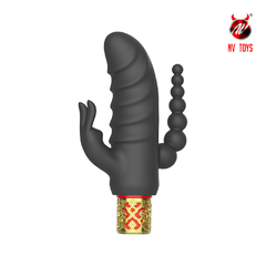 00890 | Vibrador escalonado, com dois plugs para estimulo duplo oferecendo o máximo de prazer simultaneamente - NV TOYS na internet