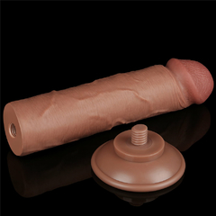 01131 | Pênis Realístico 20x3,8 cm - Sliding Skin Dual Layer Dong Flesh - LOVETOY