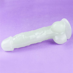 01204 | Pênis Fosforescente 21,5 cm. Lumino Play Dildo - LOVETOY na internet